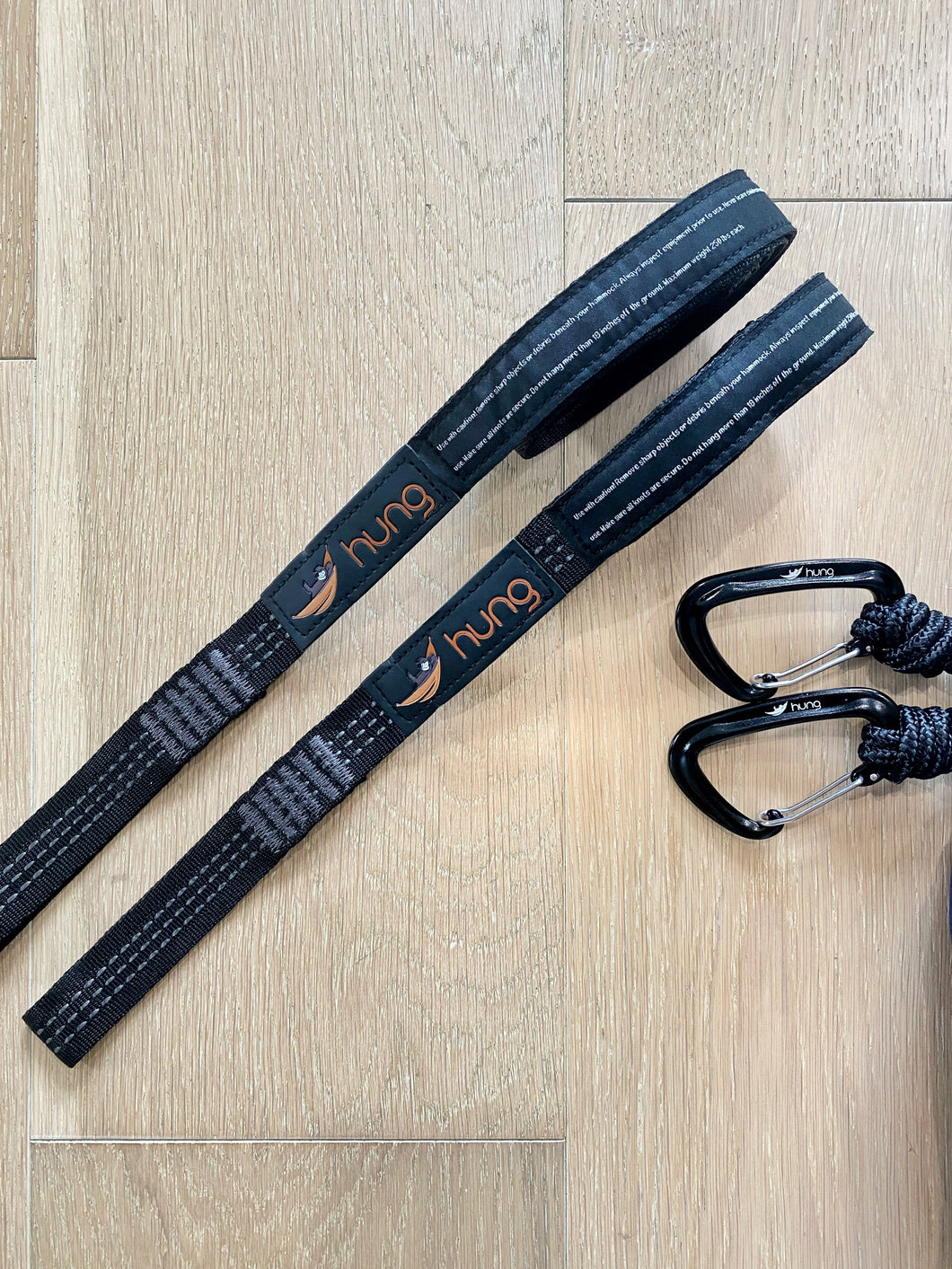 replacement straps and 'hung' carabiners